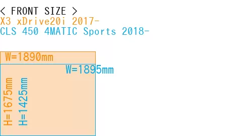 #X3 xDrive20i 2017- + CLS 450 4MATIC Sports 2018-